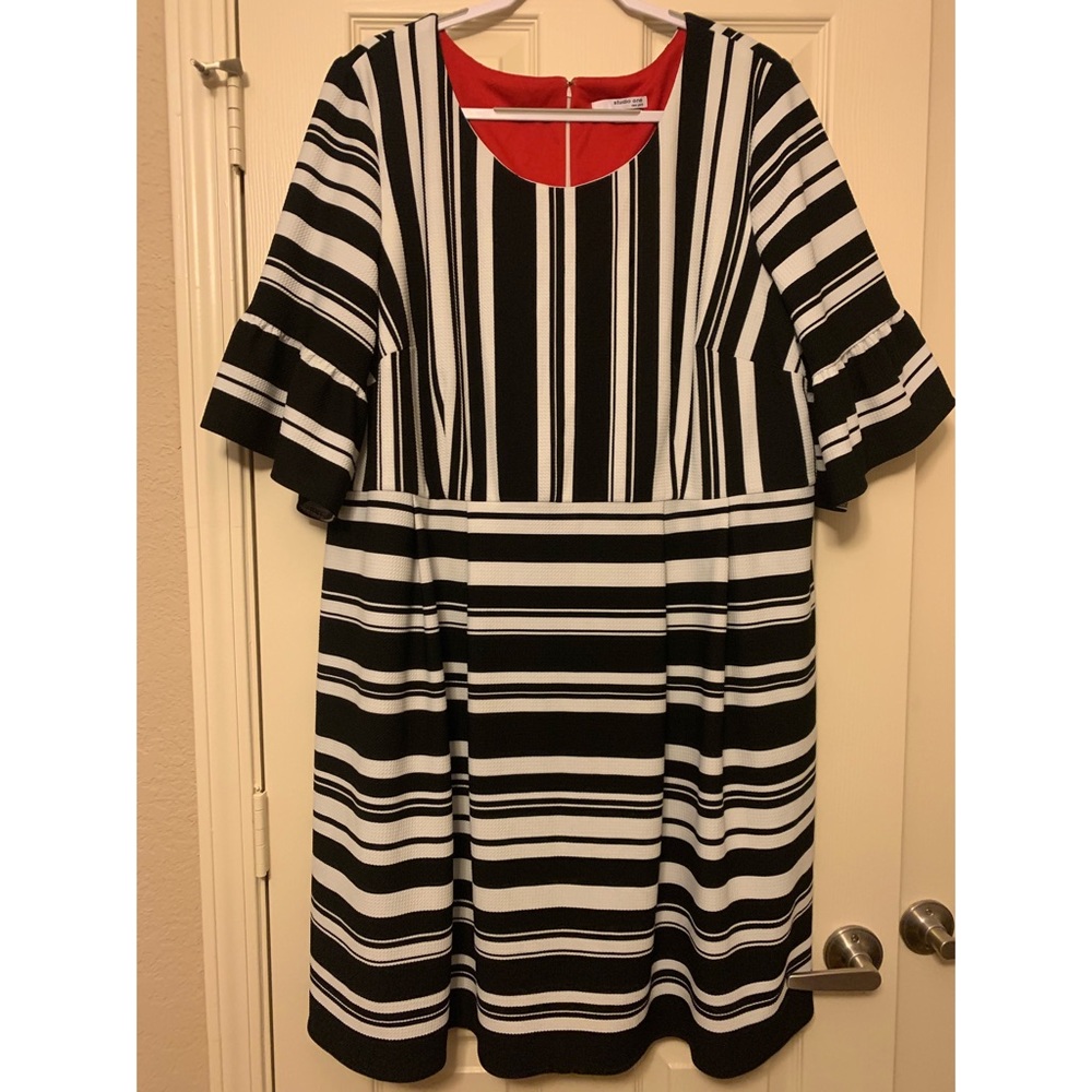 Black & White Striped Dress